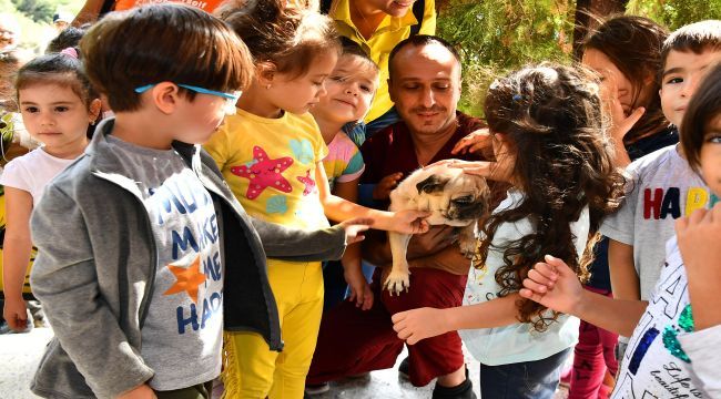 Miniklerden barınak ziyareti