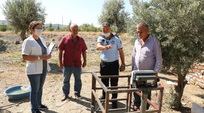 Seferihisar Kurbanlık Hayvan Pazarında denetlemeler sürüyor