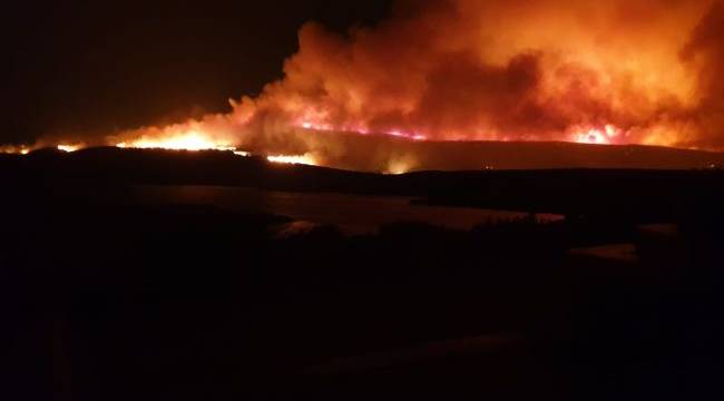 Başkan Oran yangından etkilenen vatandaşları yalnız bırakmadı!