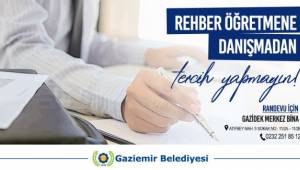 Gaziemir Belediyesi’nden üniversite adaylarına tercih desteği