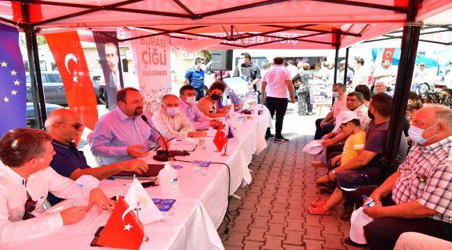 Başkan Gümrükçü Kaklıç’ta Vatandaşlarla Buluştu