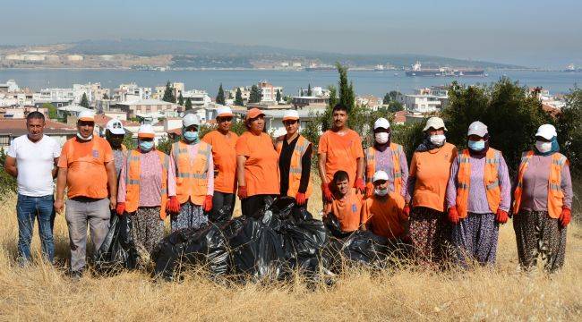 Aliağa Belediyesi’nden Ormanlık Alanlarda Hummalı Çalışma