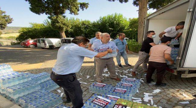 Bergama Belediyesi’nden Orman Yangınları İçin Yardım Seferberliği