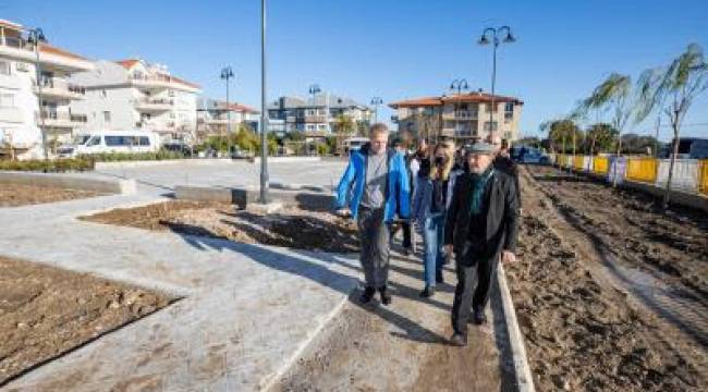 Sığacık sahili yepyeni bir görünüme kavuştu