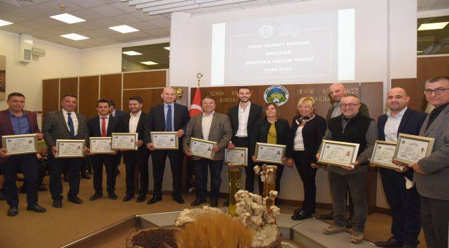 TOBB Sertifikalarını Takdim Etti