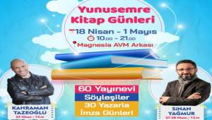 Yunusemre kitap günleri başlıyor