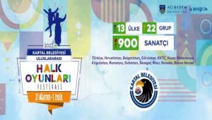 Kartal Belediyesi Uluslararası Halk Oyunları Festivali Başlıyor