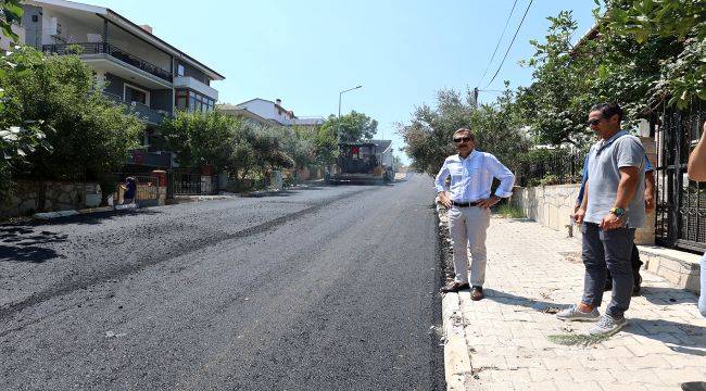 Urla Belediyesi’nden Asfalt ve Parke Hamlesi