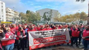 Karşıyaka Belediyesi emekçileri eylem yaptı