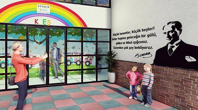 Ayvalık Tam Donanımlı Bir Kreş Ve Konuk Evi’ne Kavuşuyor