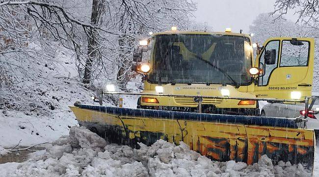 Ödemiş Belediyesi Kış Mücadelesi İçin Alarma Geçti