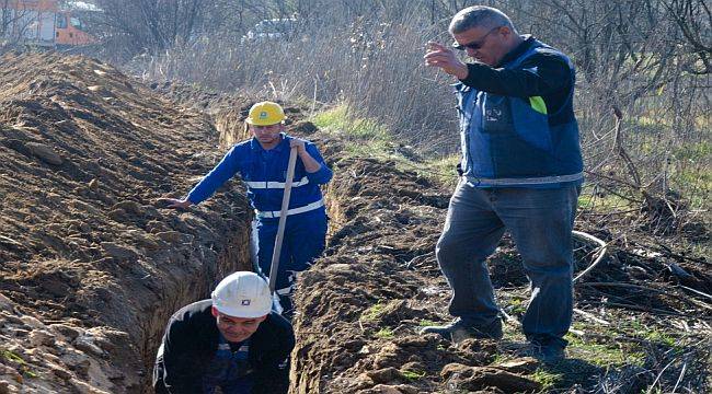 Ödemiş’in İlkurşun Mahallesine Yeni Su Hattı