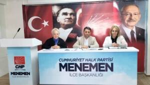 CHP Menemen'de seçim toplantısı