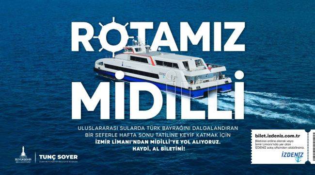 İzmir-Midilli seferlerinde gençlere yüzde 50 indirim