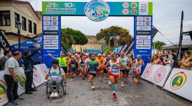 Çeşme’de koşu festivali sona erdi