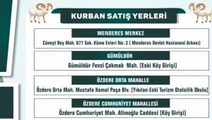 Menderes’te Kurban Yerleri Hazır