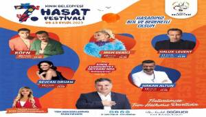 Kınık Hasat Festivali 9-13 Eylül Arasında Gerçekleşecek