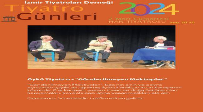 İzmir’de “Tiyatro Günleri” başlıyor