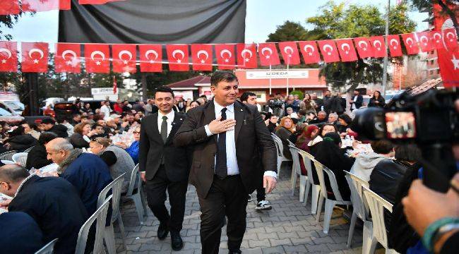 Başkan Tugay, Depremin Vurduğu Manavkuyu’da İftara Katıldı