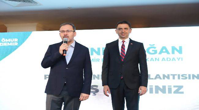 Gaziemir Belediye Başkan adayı Doğan'dan proje sunumu