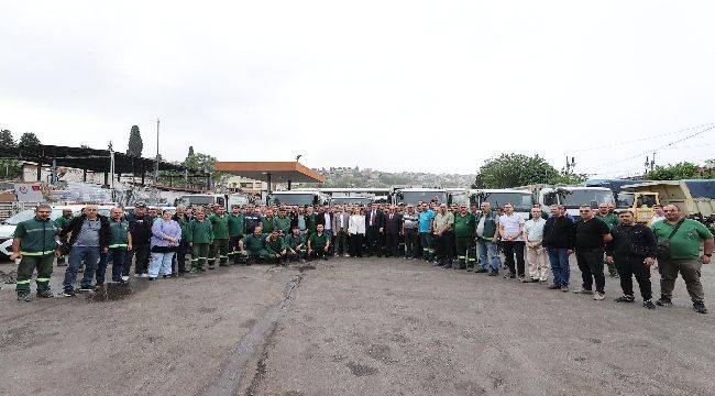 Temizlik İşleri personeline sabah vardiyası ziyareti