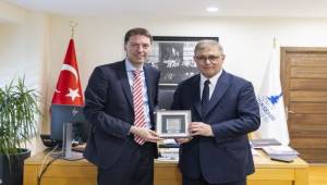 Başkan Tugay AB Türkiye Delegasyonu Başkan Yardımcısı Jurgis Vilcinskas’ı ağırladı