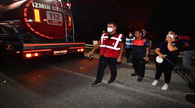 İzmir'in dört bir yanı alevlere teslim