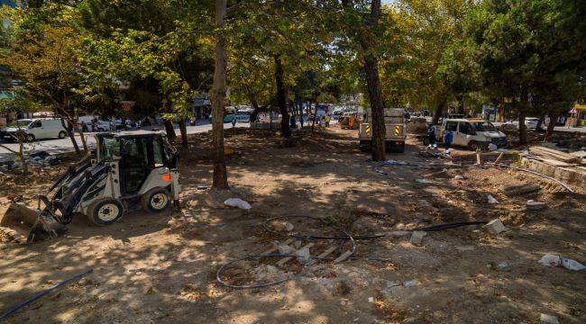 Şirinyer Beyazıt Aykut Parkı yenileniyor