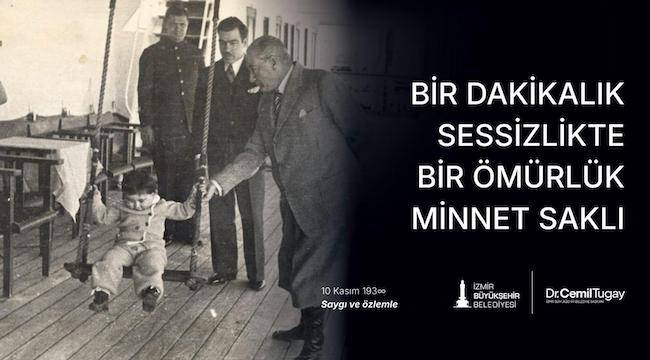 Başkan Tugay: Atatürk, en büyük eseri olan Cumhuriyet ile sonsuza dek yaşayacak