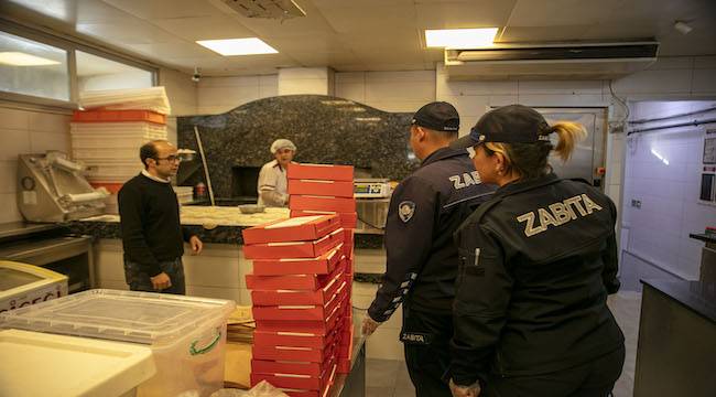 Güzelbahçe zabıtasından restoranlara sıkı denetim
