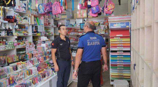 Kantin ve kırtasiyecilerde hem hijyen hem de etiket kontrolü 