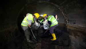 Ana kuşaklama hattında temizlik harekatı