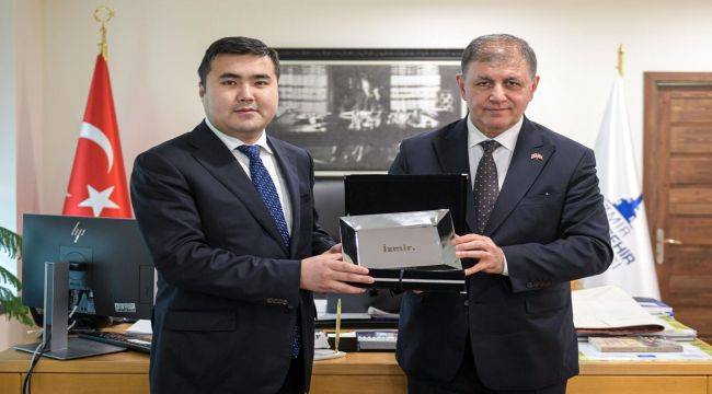 Başkan Tugay Kırgız Başkonsolos Toktobekoviç’i ağırladı